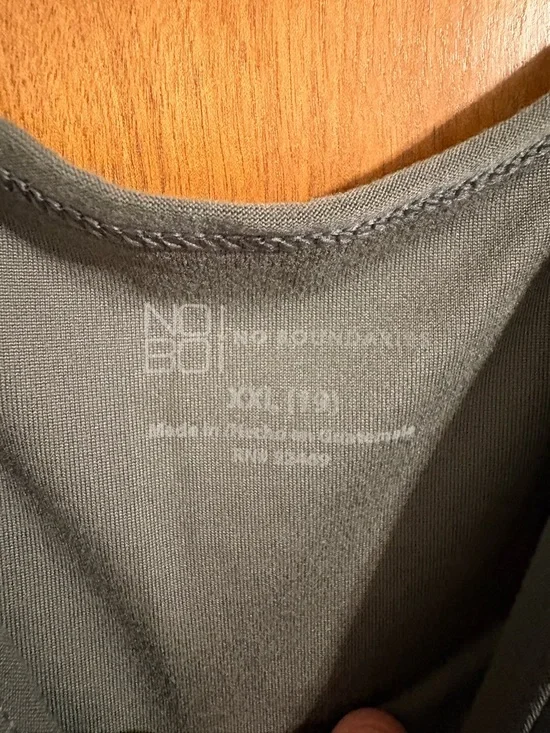 No Boundaries Olive Green Tank with Floral Skull Graphic - Picture 2 of 3